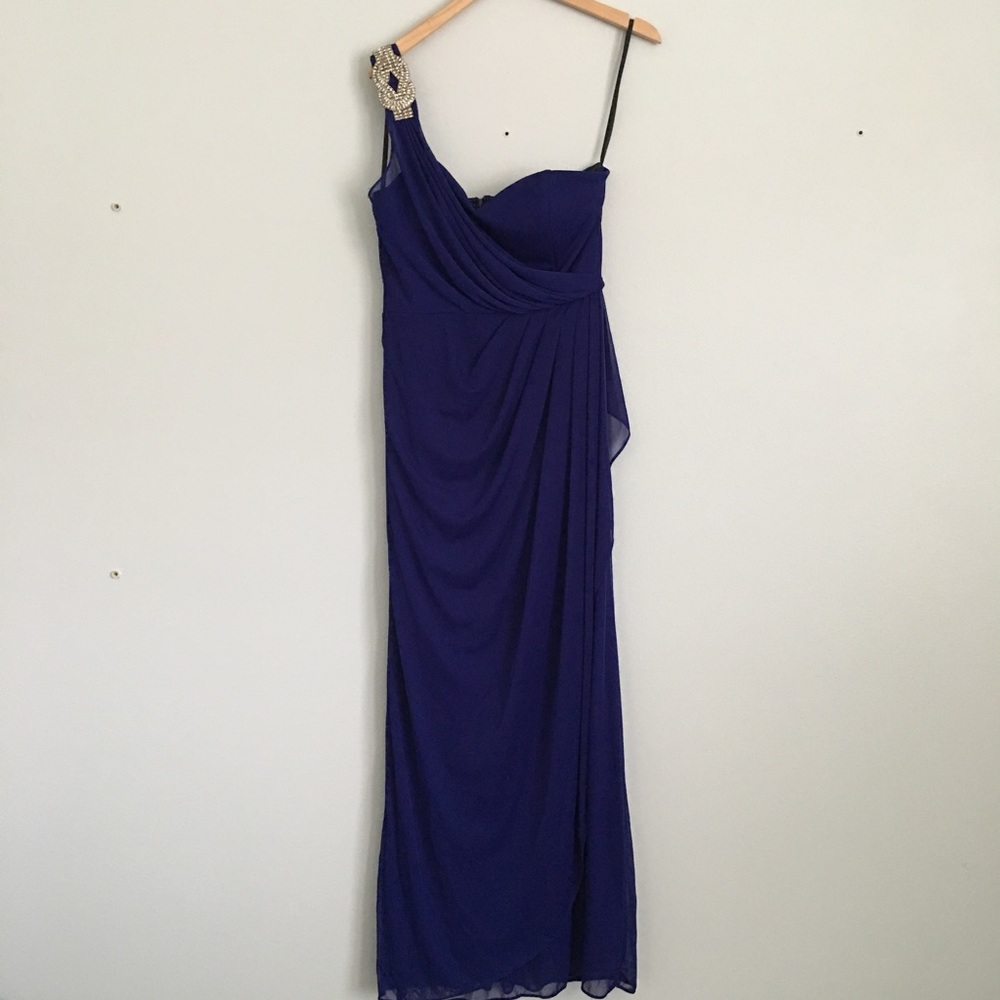 ONE SHOULDER FORMAL DRESS- WORN TWICE